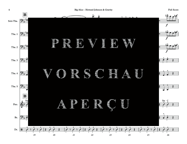 Produktgalerie: Seite 10 von 11 Big Alice, , (Tuba Solo, 5x Tuba und Combo Band)