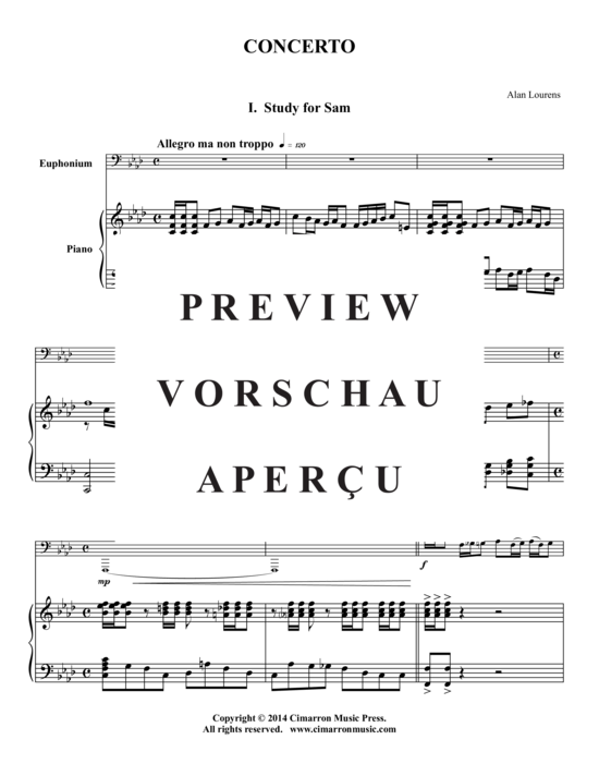 Product gallery: Page 2 of 21 Concerto , , (baritone/trombone + piano)