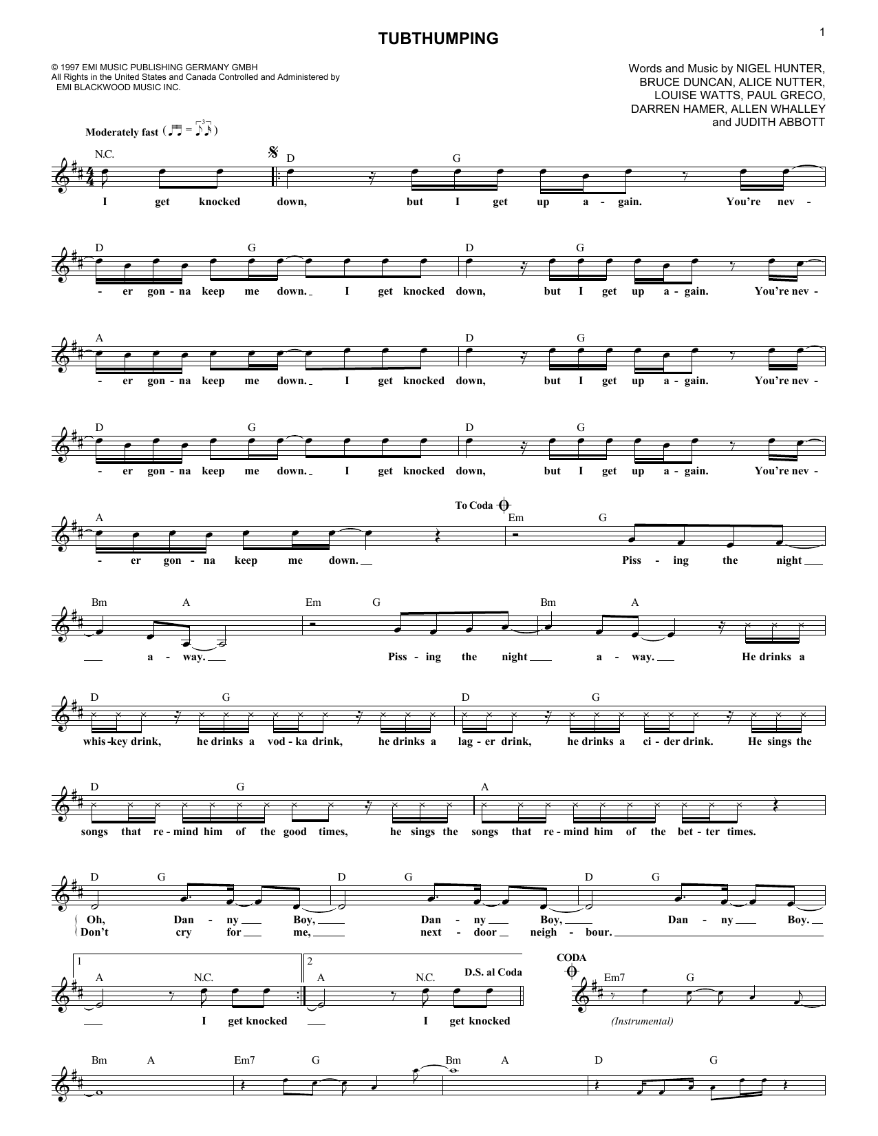 Produktbild zu: Tubthumping