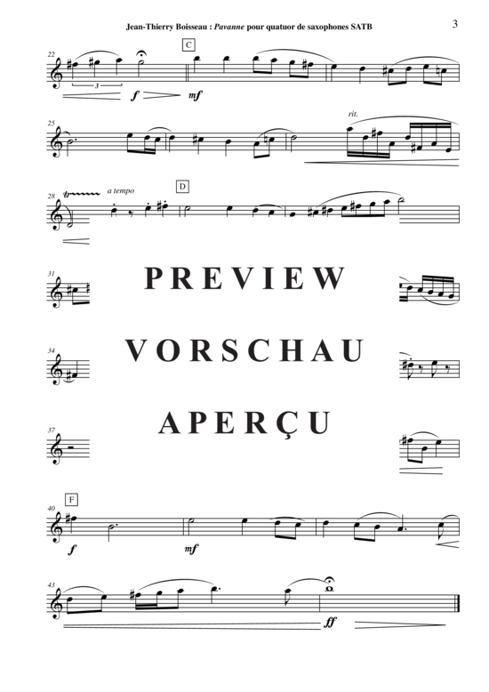 Product gallery: Page 10 of 19 Pavanne , , (Saxophone Quartet SATB)