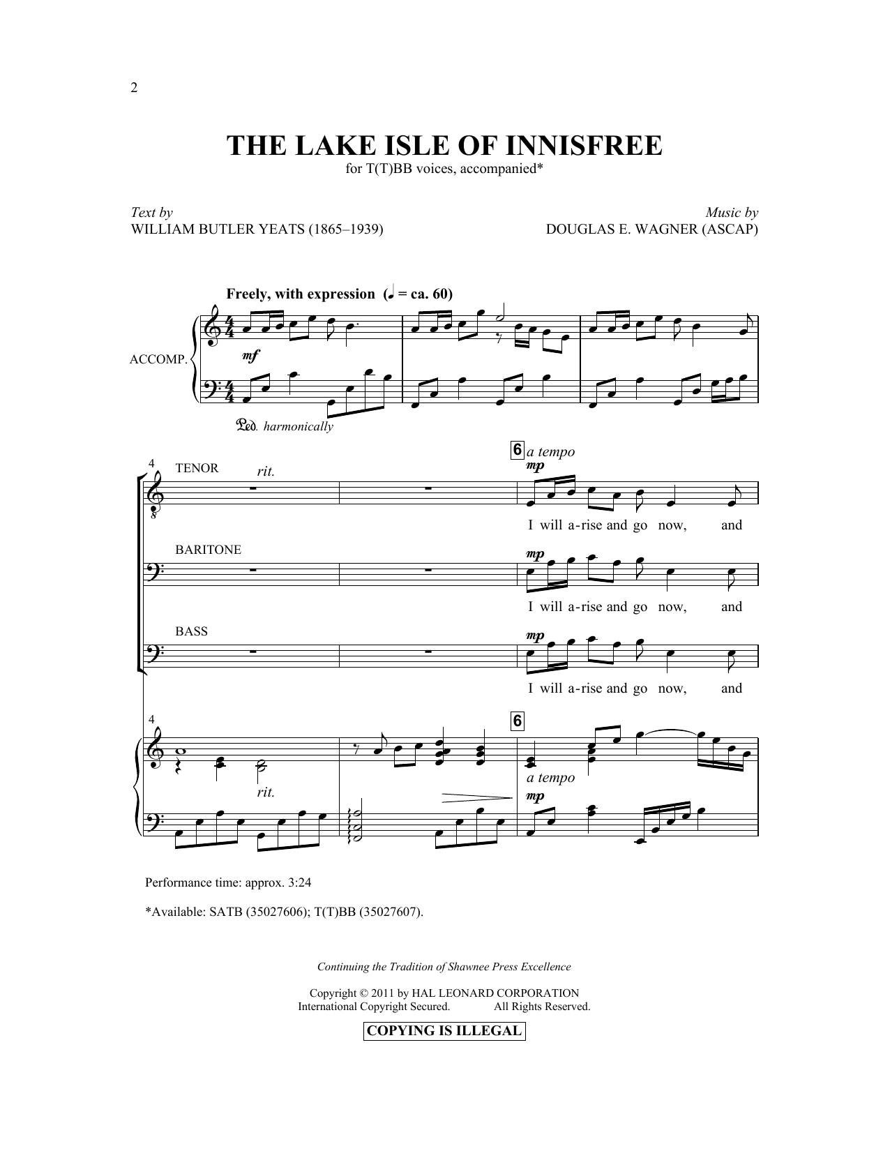 Produktbild zu: The Lake Isle Of Innisfree