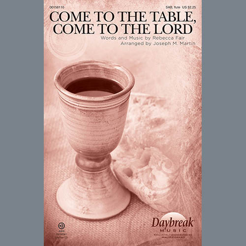 cover: Come To The Table, Come To The Lord, Joseph Martin