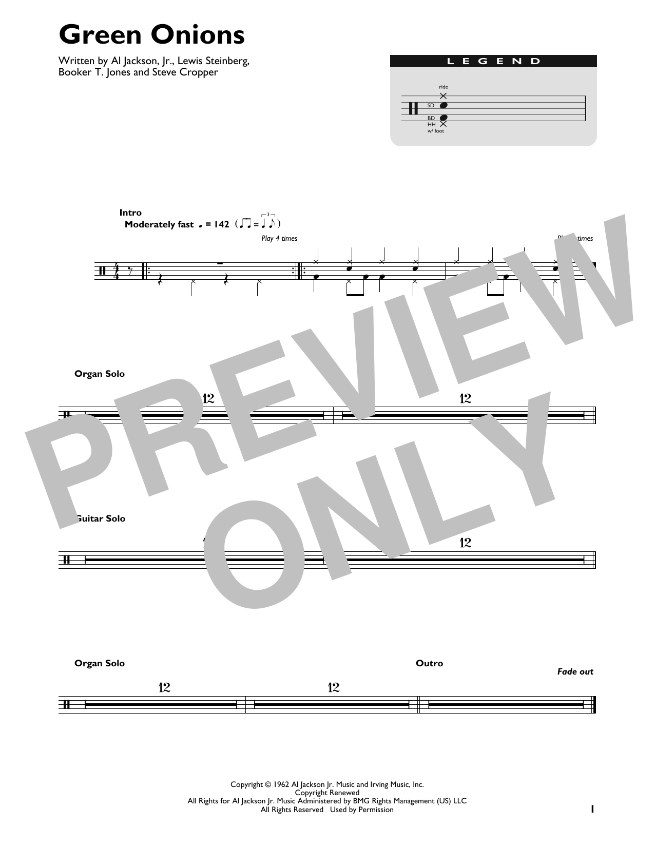 Product gallery: Page 1 of 1 Green Onions, Booker T. & The MG's