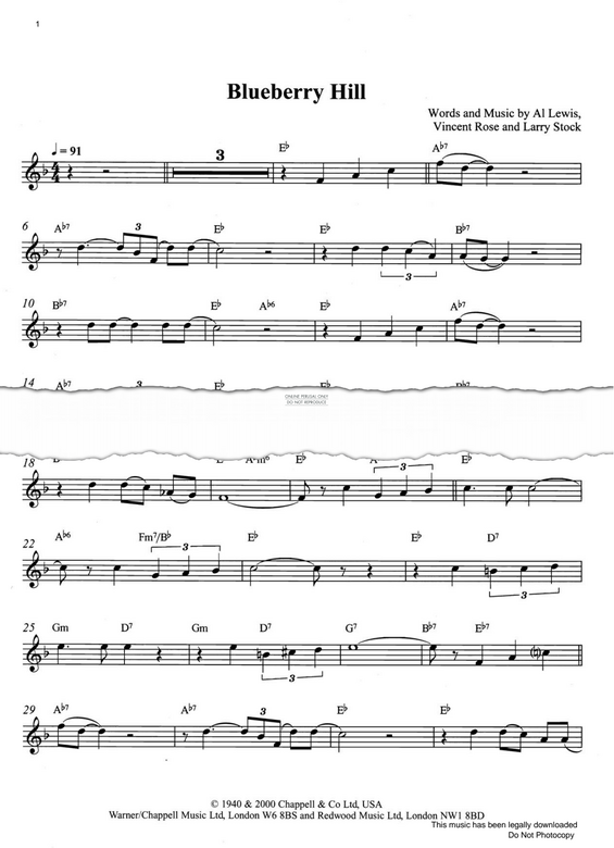 Produktgalerie: Seite 1 von 1 Blueberry Hill, Fats Domino, Trompete