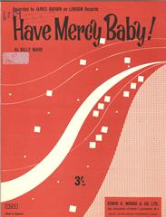 cover: Have Mercy, Baby!, James Brown, Gesang, Gitarre, Klavier
