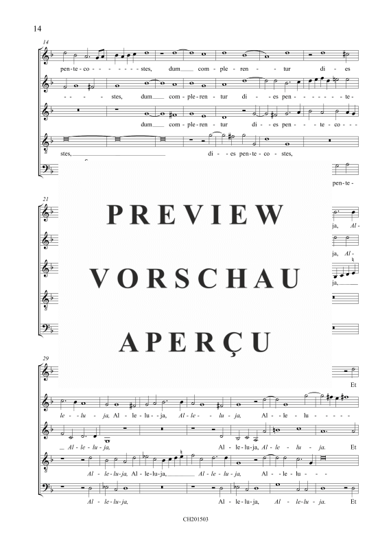 Product gallery: Page 3 of 11 Dum complerentur / Dum ergo essent, , Mixed choir 5 voices