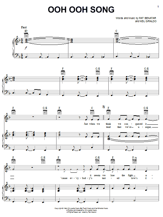 Produktbild zu: Ooh Ooh Song