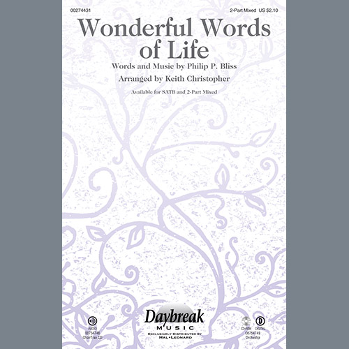cover: Wonderful Words Of Life (arr. Keith Christopher), Philip P. Bliss