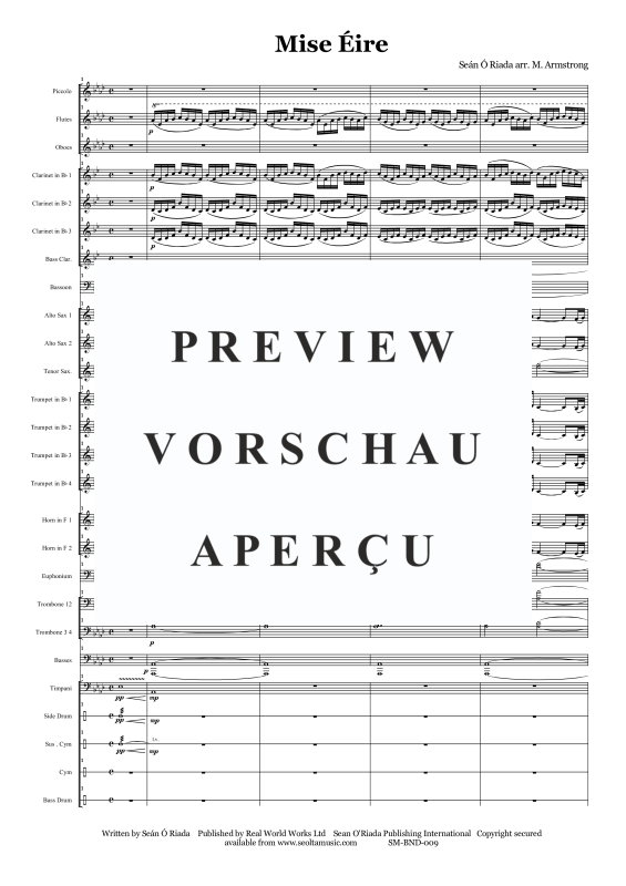 Produktgalerie: Seite 4 von 11 Mise Eire, , Concert Band