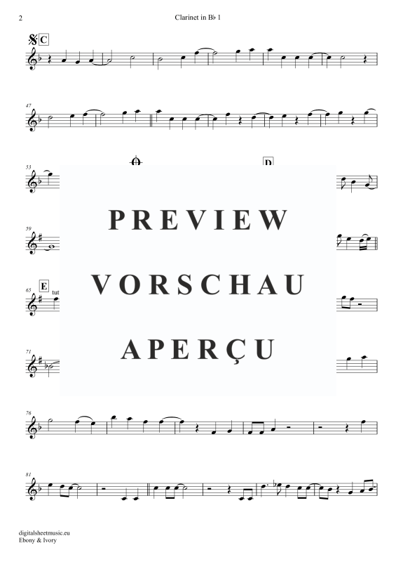 Produktgalerie: Seite 10 von 11 Ebony And Ivory, McCartney, Paul/Wonder, Stevie, (Klarinetten Trio + Klavier)