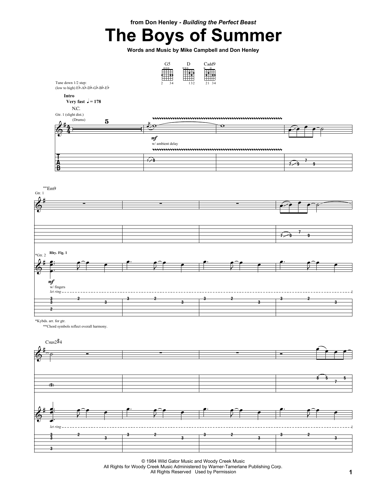 Product picture to:  The Boys Of Summer - Don Henley