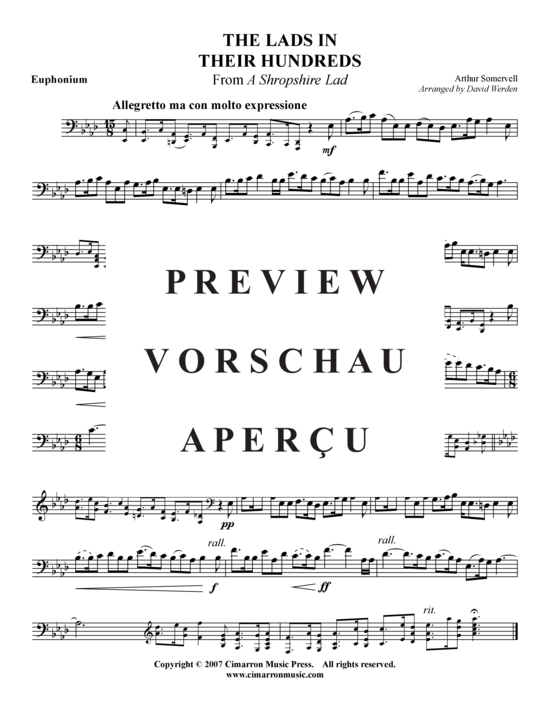 Product gallery: Page 5 of 6 The Lads in Their Hundreds , , (baritone/pos + piano)