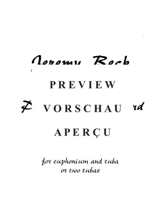 Produktgalerie: Seite 3 von 11 Prelude, Dance and Fanfare , , (Tuba Duett)