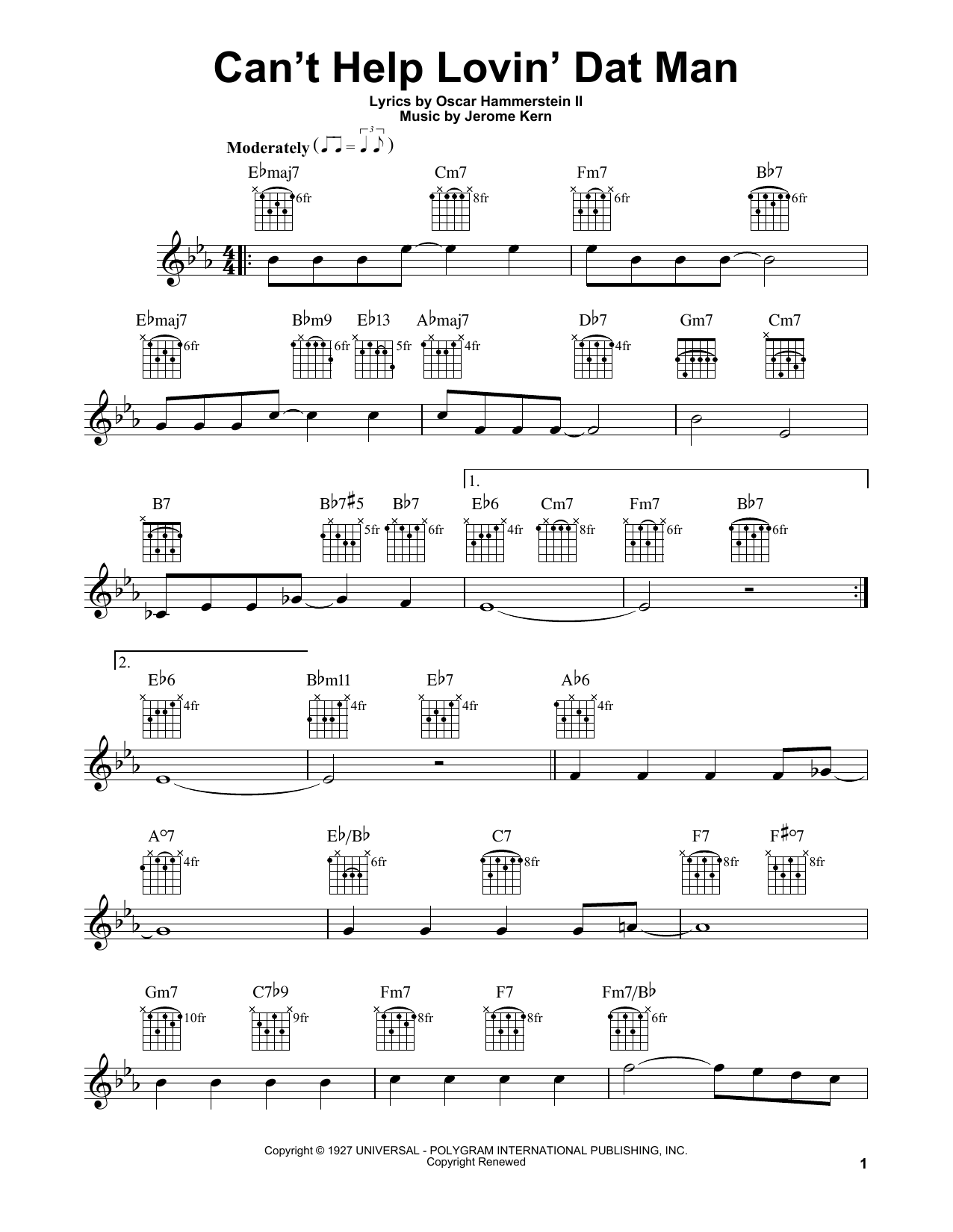 Produktbild zu: Can't Help Lovin' Dat Man