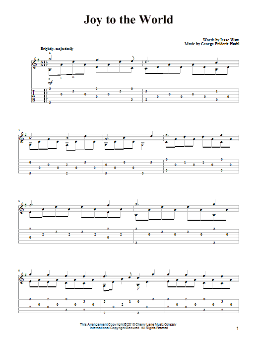 Product gallery: Page 1 of 1 Joy To The World, Isaac Watts