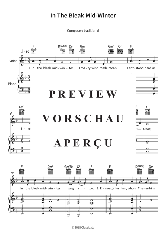 Product gallery: Page 4 of 6 In The Bleak Mid-Winter , , (vocals + piano, guitar)