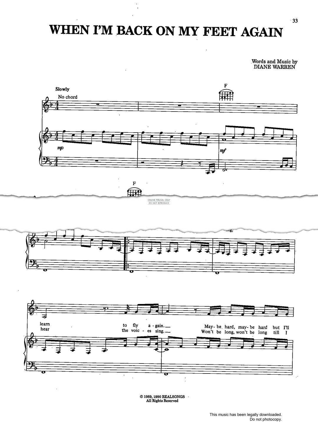 Produktgalerie: Seite 1 von 1 When I'm Back On My Feet Again, Michael Bolton, Gesang, Gitarre, Klavier