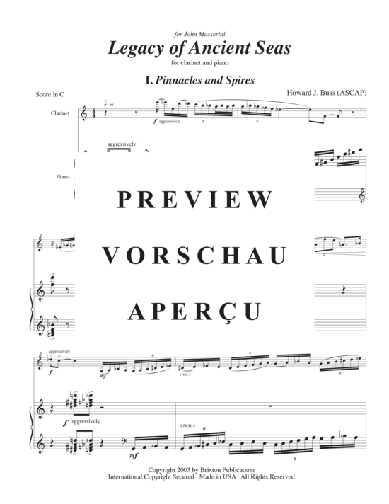 gallery: Legacy of Ancient Seas , , (Klarinette und Klavier)