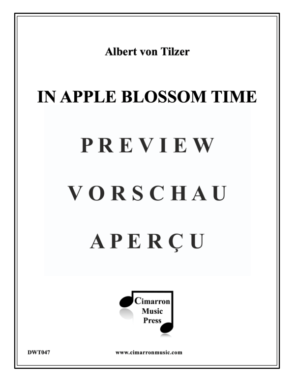 Produktgalerie: Seite 2 von 11 In Apple Blossom Time, , Blechbläser Quintett