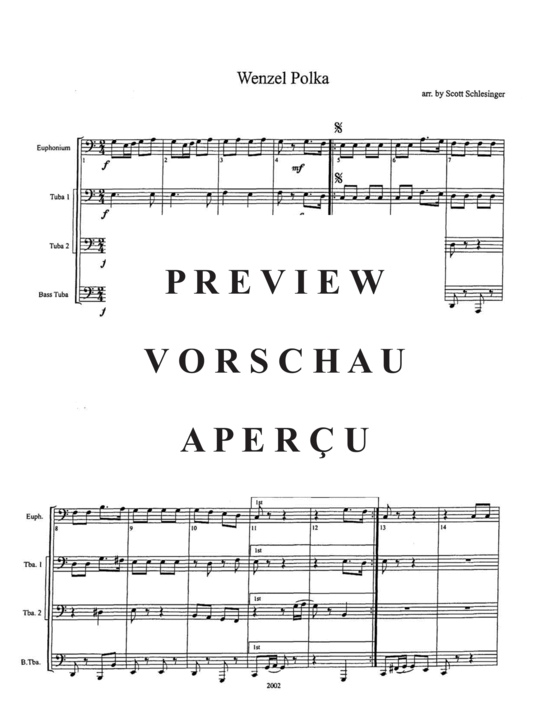 Product gallery: Page 20 of 21 Vier Polkas , , (Tuba Quartett EETT)