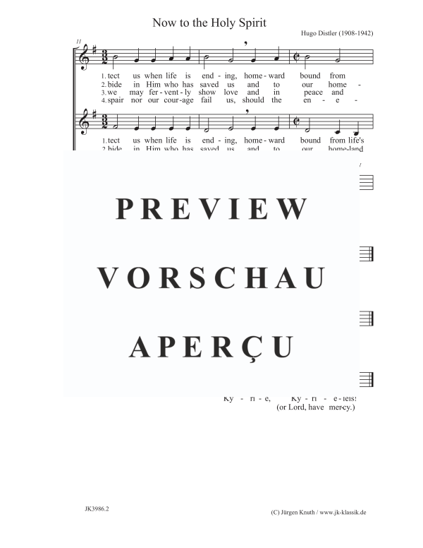 gallery: Now to the Holy Spirit, , (Frauenchor SSA)