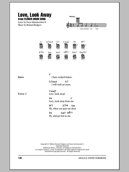 Product gallery: Page 1 of 1 Love, Look Away, Rodgers & Hammerstein