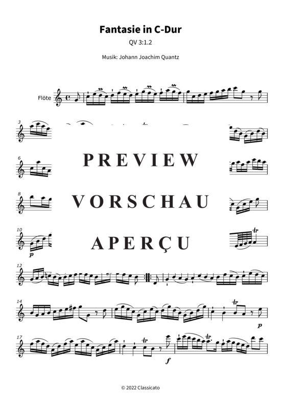 Product gallery: Page 4 of 5 Fantasie in C-Dur - QV 3:1.2 , , Piano Solo