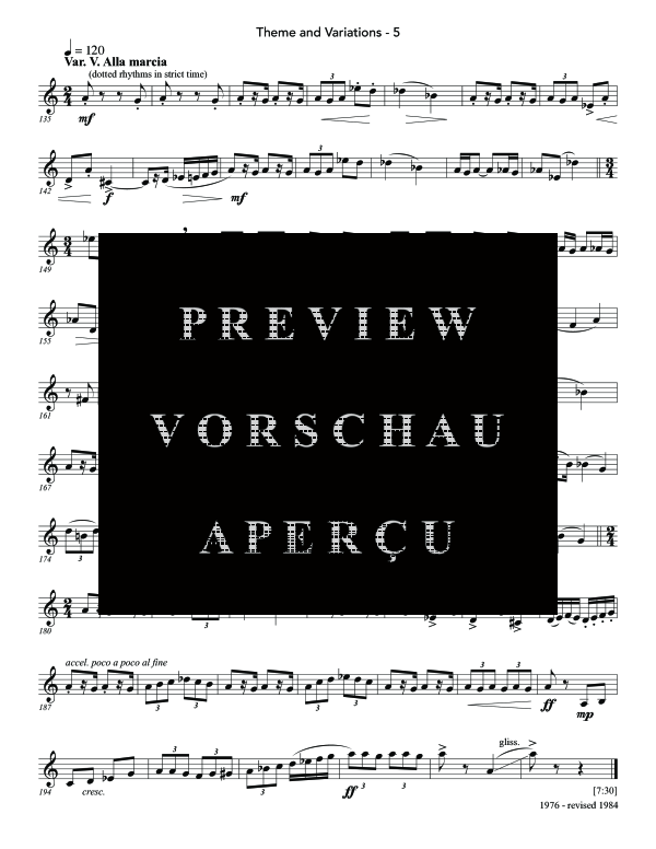 Produktgalerie: Seite 10 von 11 Theme and Variations, Op. 32, , (Horn in F Solo)