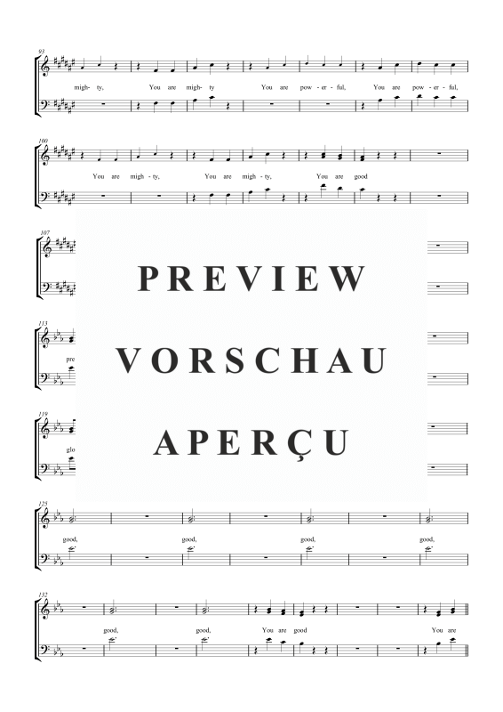 gallery: Lord You Are Good, , Gemischter Chor SAB, Solo und Klavier