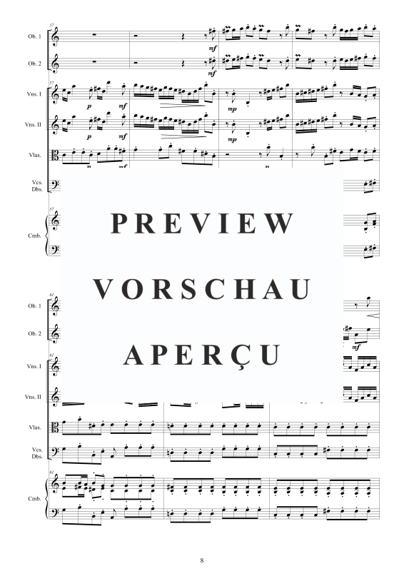 Produktgalerie: Seite 9 von 11 Concerto No.9 in C-Dur Op.9, , 2 Oboen Solo, Streicher Ensemble und Cembalo BC