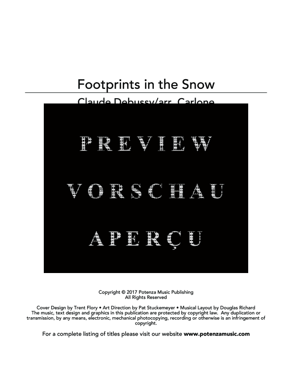 Product gallery: Page 3 of 11 Footprints in the Snow, , (Tuba Quartett EETT)