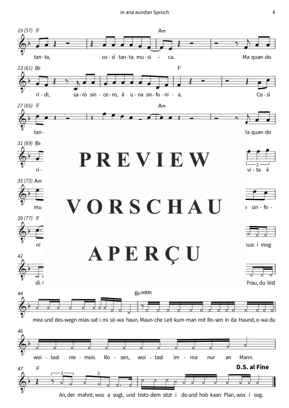 Produktgalerie: Seite 6 von 6 in ana aundan Sproch, Speer, Seiler und, Gesang und Akkorde - Leadsheet