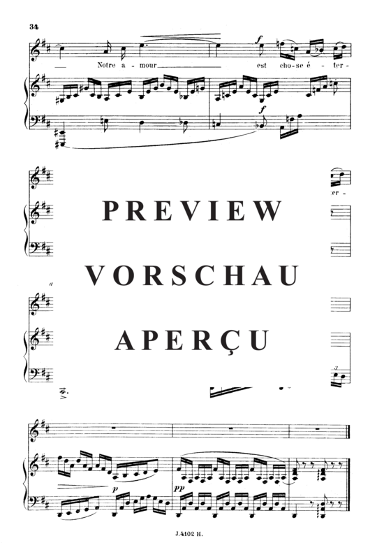 Product gallery: Page 6 of 6 Notre amour Op.23 No.2, , Medium Voice and Piano