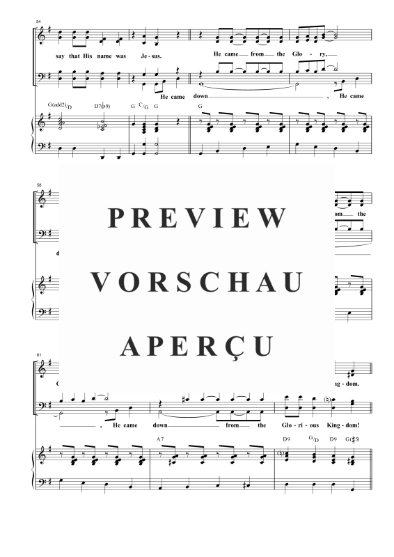 Produktgalerie: Seite 11 von 11 Glorious Kingdom, , Gemischter Chor und Klavier