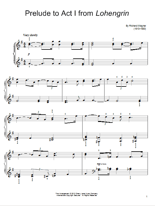 Produktbild zu: Prelude (Lohengrin)