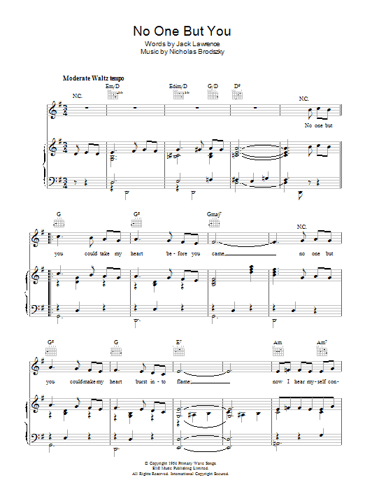 Product gallery: Page 1 of 1 No One But You, Billy Eckstine