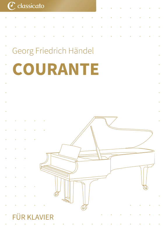 cover: Courante - Suite Nr. 4 d-Moll HWV 437, , Klavier Solo