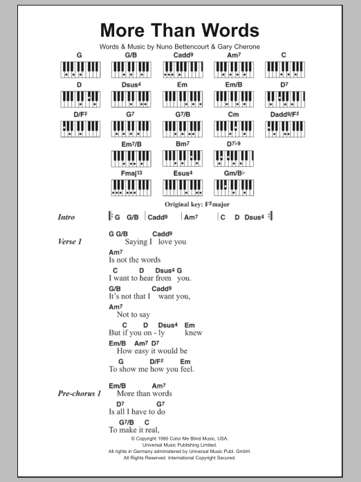 Produktbild zu: More Than Words