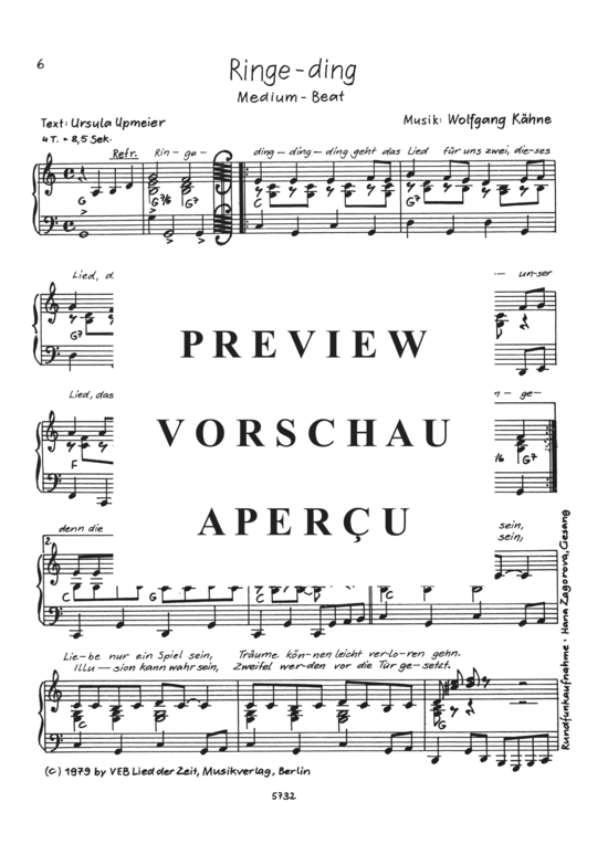 Product gallery: Page 9 of 21 Eine Welt ohne dich , , Piano and Voice