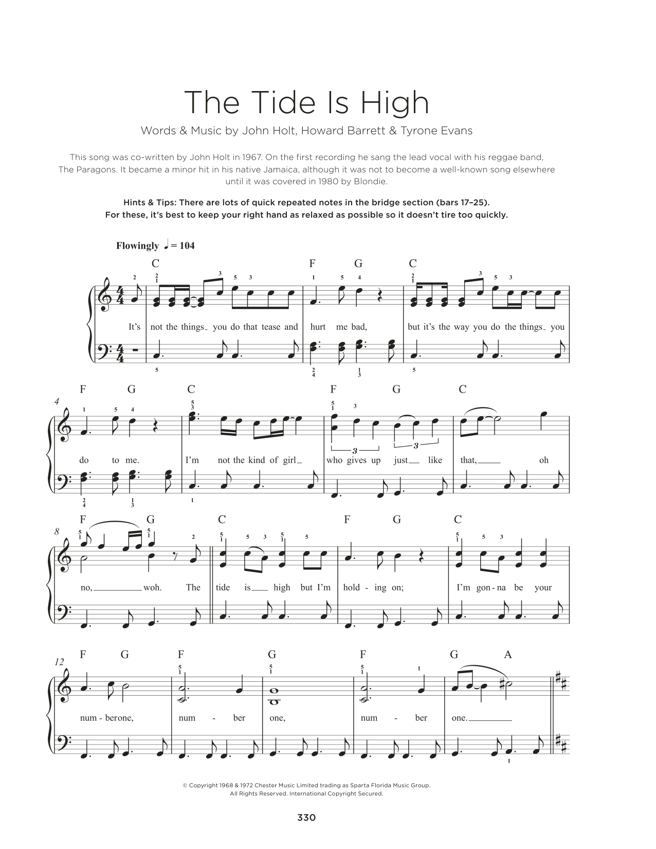Produktbild zu:  The Tide Is High - Blondie