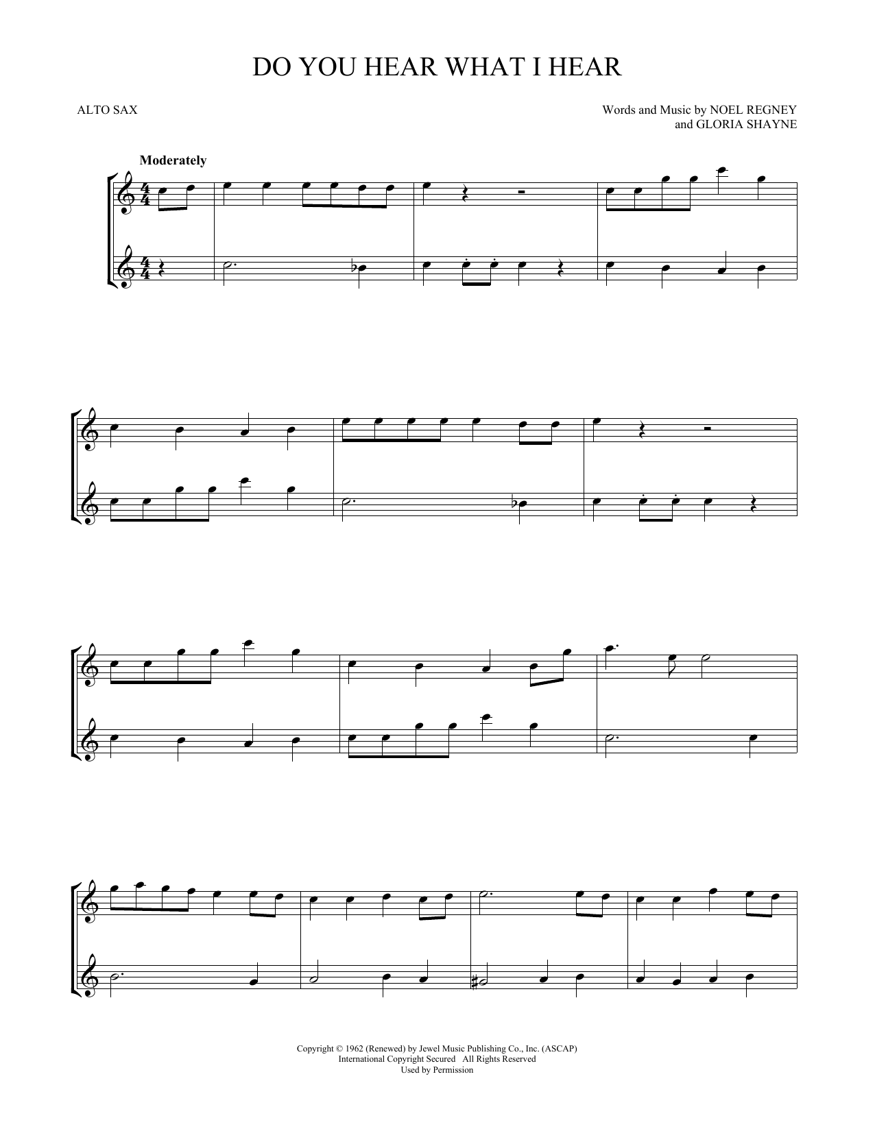 Product gallery: Page 1 of 1 Do You Hear What I Hear, Noel Regney & Gloria Shayne