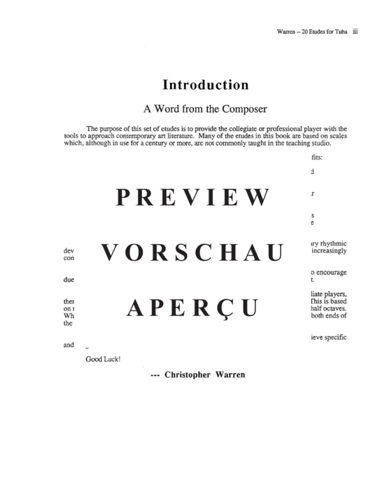 Product gallery: Page 6 of 21 Twenty Etudes and Four Duets , , (Tuba Solo)