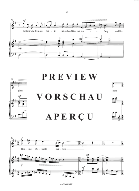 Product gallery: Page 5 of 13 Drei Lieder der Hoffnung , , (soprano + piano)