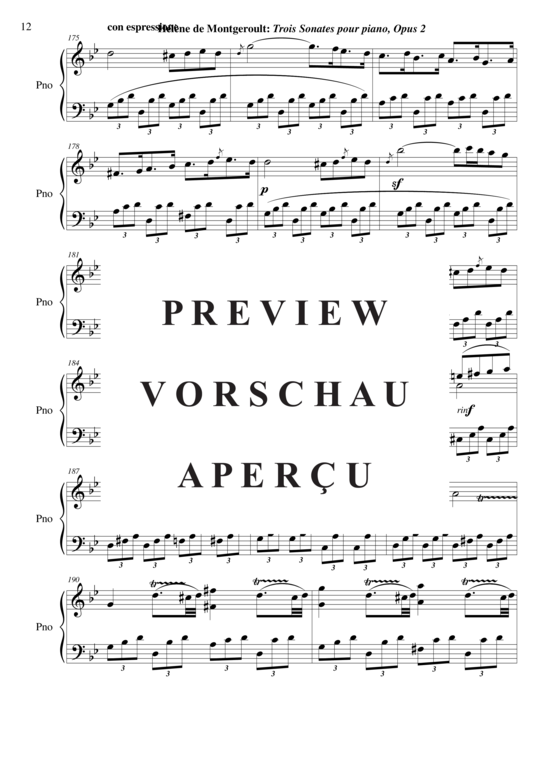 Product gallery: Page 13 of 21 3 Sonatas, opus 2 , Nicolas Horvath, Piano Solo