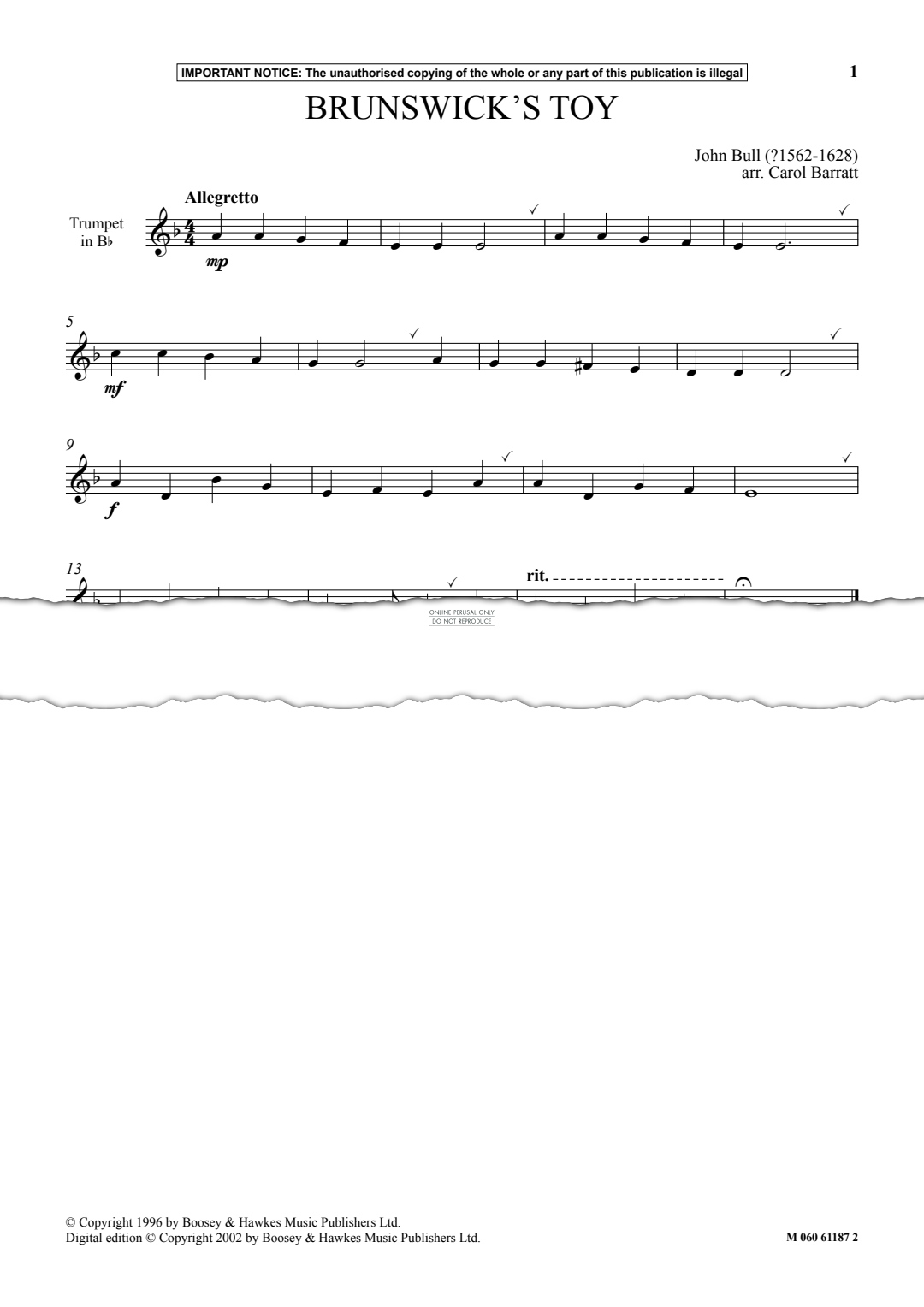 Produktgalerie: Seite 1 von 1 Brunswick's Toys, Carol Barratt, Klavier, Trompete