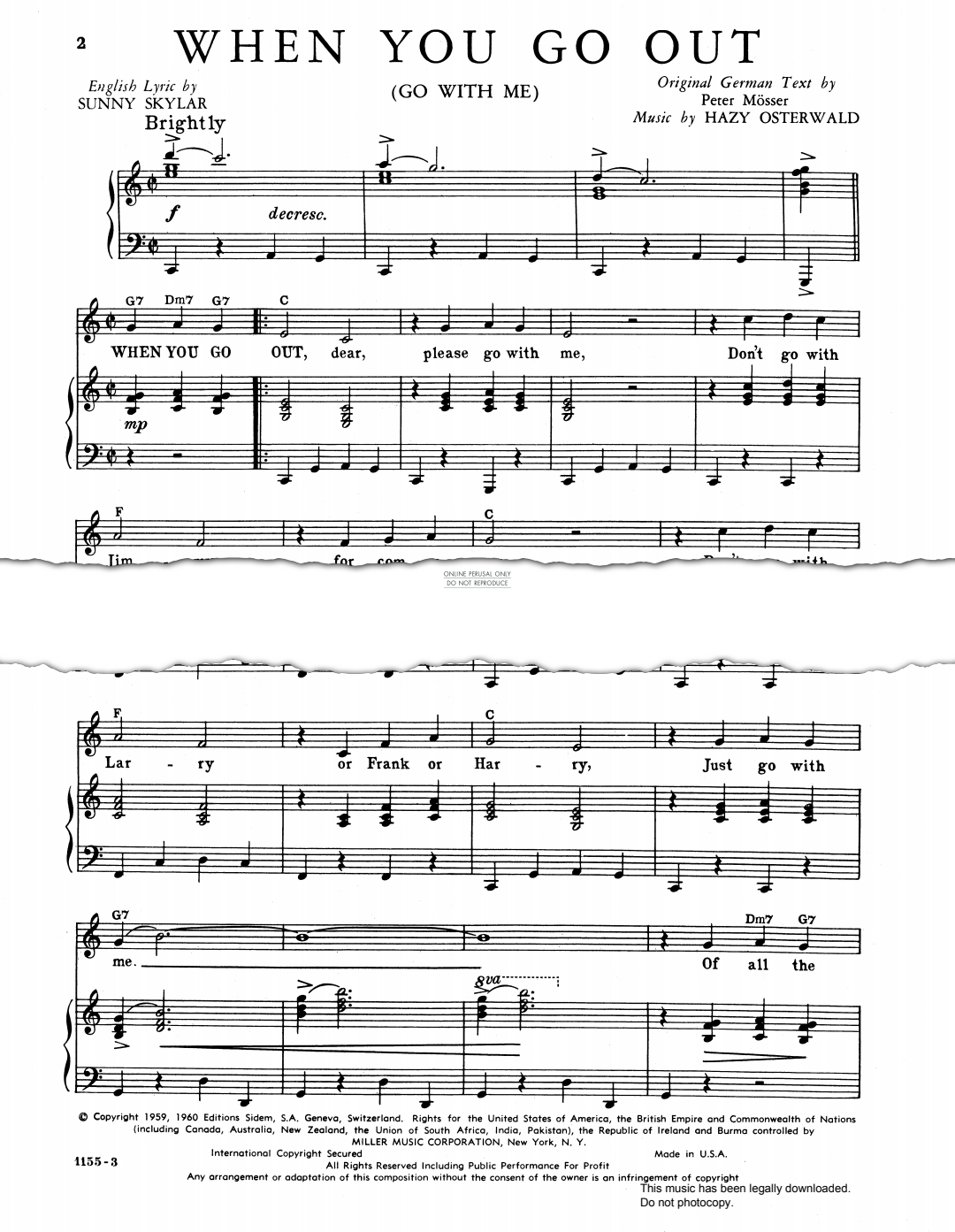 Produktbild zu: When You Go Out (Go With Me)