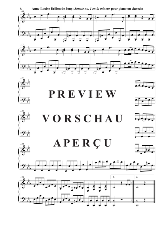 Product gallery: Page 9 of 13 Sonata no. 1 in c minor , Horvath, Nicolas, (Klavier/Cembalo Solo)