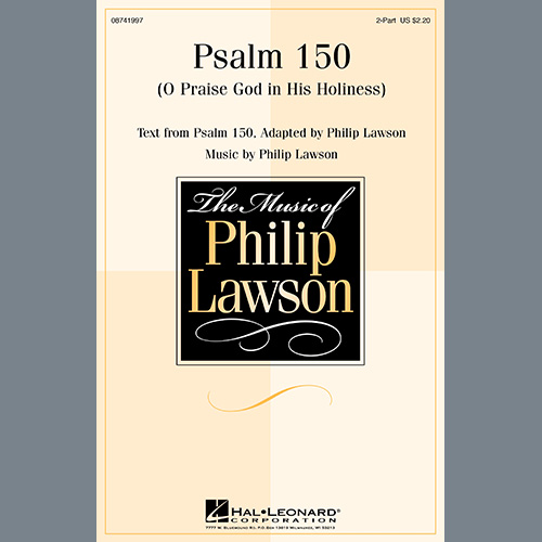 cover: Psalm 150 (O Praise God in His Holiness), Philip Lawson, Chor