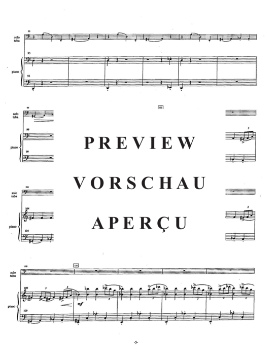Produktgalerie: Seite 9 von 21 Concerto , , (Tuba + Klavier)