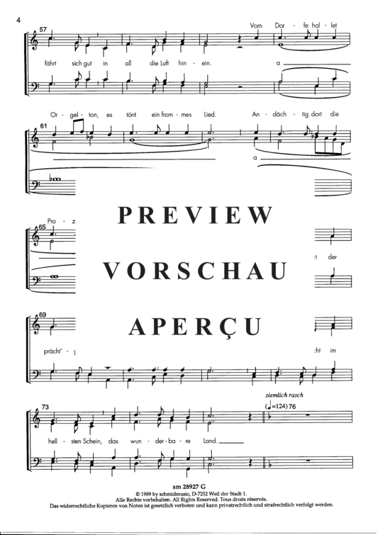 Product gallery: Page 6 of 7 Bei uns zuhaus , , (mixed choir + piano)